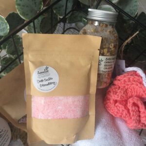 Bath Salts | Sweet Strawberry - Άλατα μπάνιου με άρωμα γλυκιάς φράουλας 70gr