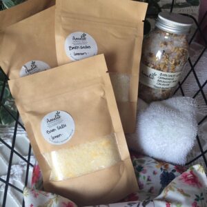 Bats Salts | Fresh Lemon - Άλατα μπάνιου με Λεμόνι 70gr