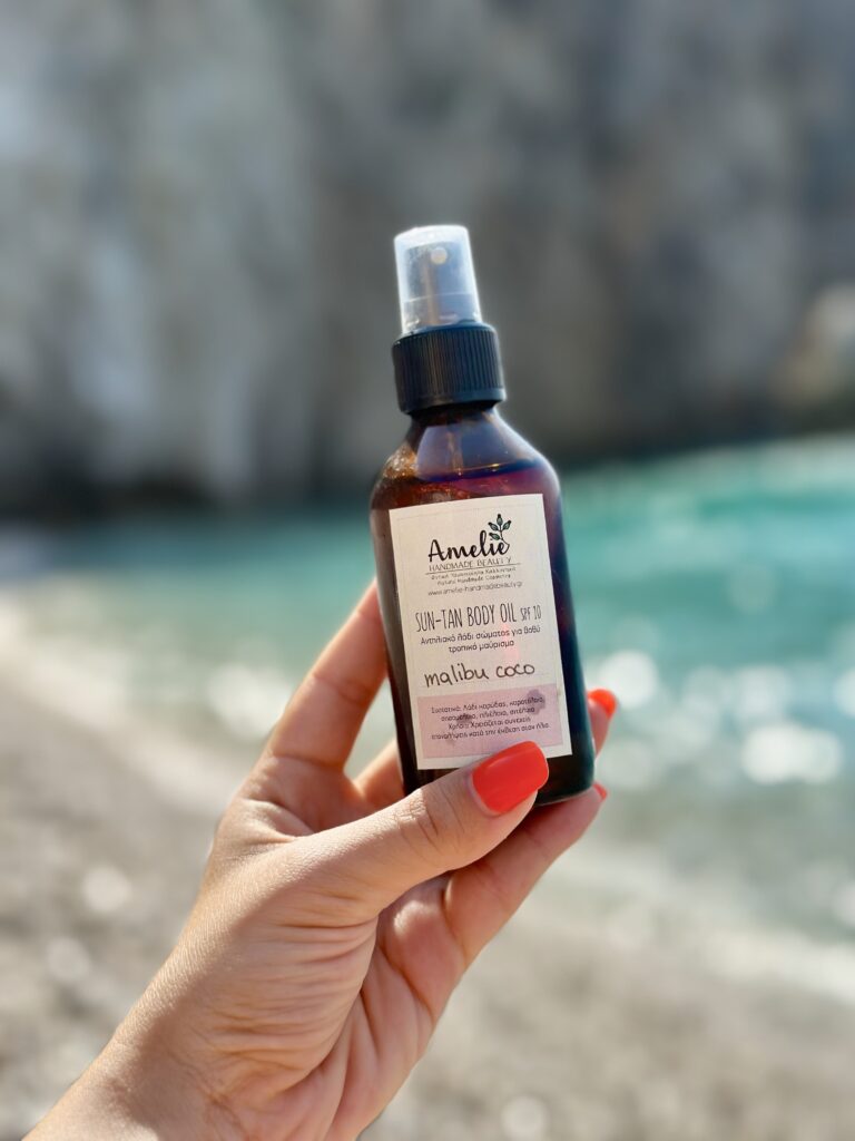 Sun Tan Body Oil - Αντηλιακό λάδι μαυρίσματος SPF10  100ml